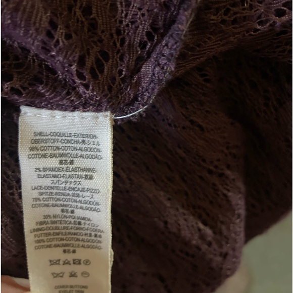 Free People Victorian Lace Trim Jacket - Picture 6 of 10